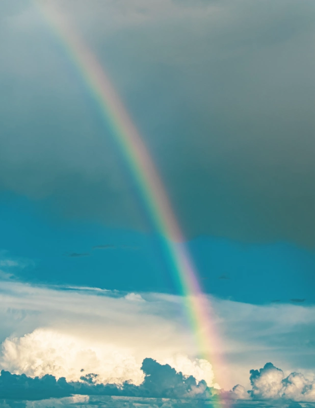 Rainbow in the Clouds